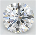 Lab Grown Diamond 3.05 Carats, Round with Ideal Cut, D Color, IF Clarity and Certified by IGI