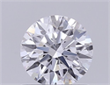 Lab Grown Diamond 0.72 Carats, Round with Ideal Cut, D Color, IF Clarity and Certified by IGI