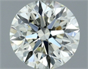 Natural Diamond 0.50 Carats, Round with Excellent Cut, L Color, VS1 Clarity and Certified by GIA