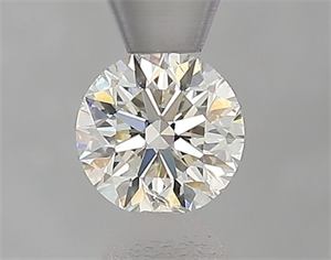 Picture of Natural Diamond 0.41 Carats, Round with Excellent Cut, G Color, SI2 Clarity and Certified by IGI