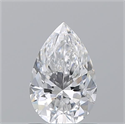 Natural Diamond 0.90 Carats, Pear with  Cut, E Color, VVS2 Clarity and Certified by GIA