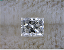 Natural Diamond 0.23 Carats, Princess with  Cut, G Color, VVS2 Clarity and Certified by GIA