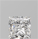 Natural Diamond 1.01 Carats, Princess with  Cut, F Color, SI2 Clarity and Certified by GIA
