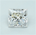 Diamante Natural 1.03 quilates, Princesa , Color E, claridad VS1 y certificado GIA