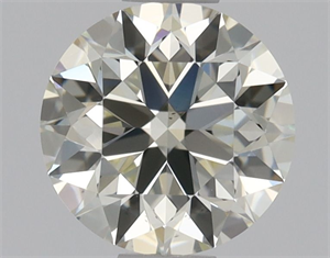 Picture of Natural Diamond 0.73 Carats, Round with Excellent Cut, L Color, VS2 Clarity and Certified by GIA