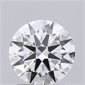 Lab Grown Diamond 1.40 Carats, Round with Excellent Cut, E Color, VVS2 Clarity and Certified by IGI
