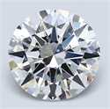 Diamante Natural 3.19 quilates, Redondo , Color F, claridad VVS1 y certificado GIA