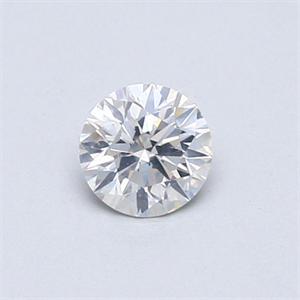 Picture of Natural Diamond 0.44 Carats, Round with Very Good Cut, F Color, I1 Clarity and Certified by GIA