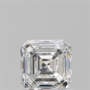 Foto Diamante Natural 1.02 quilates, Asscher , Color H, claridad VS2 y certificado GIA de