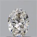 Diamante Natural 0.60 quilates, Ovalado , Color I, claridad SI1 y certificado GIA