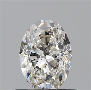 Foto Diamante Natural 0.60 quilates, Ovalado , Color I, claridad SI1 y certificado GIA de