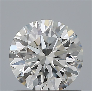 Foto Diamante Natural 0.65 quilates, Redondo , Color F, claridad IF y certificado GIA de