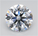 Lab Grown Diamond 8.00 Carats, Round with Ideal Cut, F Color, VS1 Clarity and Certified by IGI