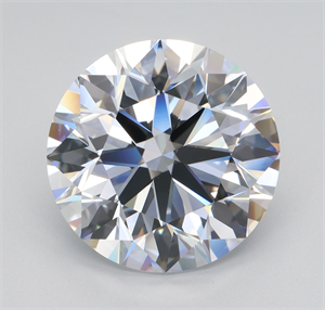 Picture of Lab Grown Diamond 8.00 Carats, Round with Ideal Cut, F Color, VS1 Clarity and Certified by IGI