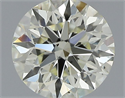 Natural Diamond 1.07 Carats, Round with Excellent Cut, M Color, VS2 Clarity and Certified by IGI