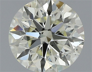 Picture of Natural Diamond 1.07 Carats, Round with Excellent Cut, M Color, VS2 Clarity and Certified by IGI