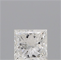 Natural Diamond 0.30 Carats, Princess with  Cut, G Color, SI2 Clarity and Certified by IGI