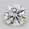 Del inventario de diamantes de laboratorio, 2.01 quilates, Redondo , Color D, claridad FL y certificado IGI