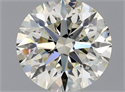 Natural Diamond 0.80 Carats, Round with Excellent Cut, L Color, SI1 Clarity and Certified by GIA