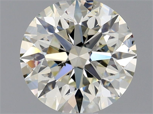 Picture of Natural Diamond 0.80 Carats, Round with Excellent Cut, L Color, SI1 Clarity and Certified by GIA
