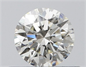 Natural Diamond 0.41 Carats, Round with Excellent Cut, J Color, IF Clarity and Certified by GIA