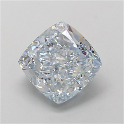 Picture of Lab Grown Diamond 1.64 Carats, CUSHION MODIFIED with  Cut, Fancy Intense Blue Color, VVS1 Clarity and Certified by IGI