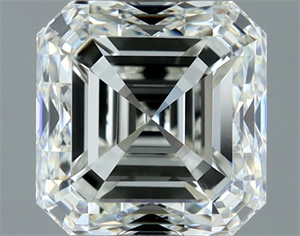 Picture of Natural Diamond 1.50 Carats, Asscher with  Cut, H Color, VVS1 Clarity and Certified by IGI