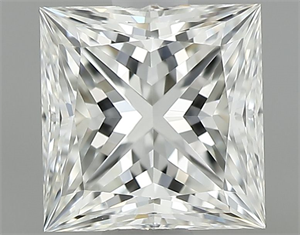 Foto Diamante Natural 0.70 quilates, Princesa , Color I, claridad VVS1 y certificado GIA de