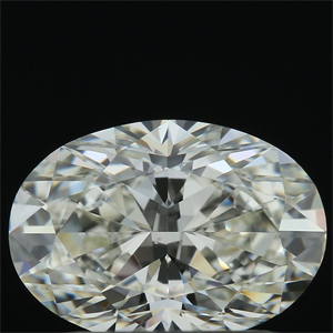 Picture of Natural Diamond 1.01 Carats, Oval with  Cut, J Color, VS2 Clarity and Certified by GIA