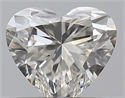 Natural Diamond 0.46 Carats, Heart with  Cut, H Color, VS1 Clarity and Certified by GIA