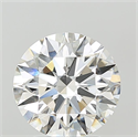 Lab Grown Diamond 3.10 Carats, Round with Ideal Cut, F Color, VVS2 Clarity and Certified by IGI