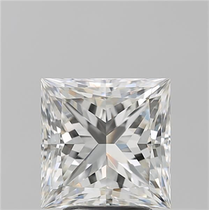 Picture of Natural Diamond 3.22 Carats, Princess with  Cut, H Color, VS2 Clarity and Certified by GIA