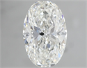 Natural Diamond 1.01 Carats, Oval with  Cut, I Color, VS1 Clarity and Certified by GIA