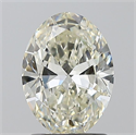Natural Diamond 1.50 Carats, Oval with  Cut, I Color, VS2 Clarity and Certified by IGI
