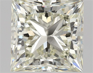 Picture of Natural Diamond 1.22 Carats, Princess with  Cut, L Color, VVS1 Clarity and Certified by HRD