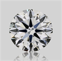 Natural Diamond 0.80 Carats, Round with Excellent Cut, H Color, VS1 Clarity and Certified by IGI