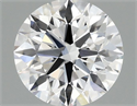 Lab Grown Diamond 1.02 Carats, Round with Excellent Cut, D Color, VS1 Clarity and Certified by IGI