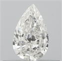 Natural Diamond 0.25 Carats, Pear with  Cut, G Color, I1 Clarity and Certified by GIA