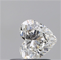 Natural Diamond 0.50 Carats, Heart with  Cut, G Color, SI1 Clarity and Certified by GIA