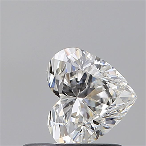 Picture of Natural Diamond 0.50 Carats, Heart with  Cut, G Color, SI1 Clarity and Certified by GIA