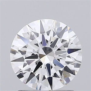 Picture of Lab Grown Diamond 1.50 Carats, Round with Excellent Cut, D Color, VS1 Clarity and Certified by IGI