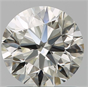 Natural Diamond 0.90 Carats, Round with Excellent Cut, L Color, VVS1 Clarity and Certified by GIA