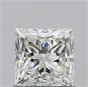 Natural Diamond 1.01 Carats, Princess with  Cut, J Color, VVS1 Clarity and Certified by GIA