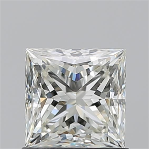 Picture of Natural Diamond 1.01 Carats, Princess with  Cut, J Color, VVS1 Clarity and Certified by GIA