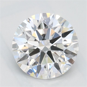 Picture of Lab Grown Diamond 1.16 Carats, Round with Ideal Cut, D Color, VVS2 Clarity and Certified by IGI