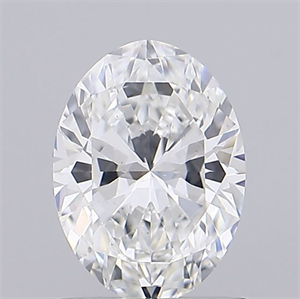Foto Diamante Natural 0.90 quilates, Ovalado , Color F, claridad VS1 y certificado GIA de