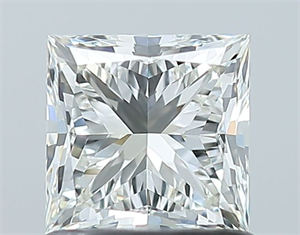 Picture of Natural Diamond 1.01 Carats, Princess with  Cut, J Color, VVS2 Clarity and Certified by GIA