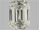 Diamante Natural 3.01 quilates, Esmeralda , Color I, claridad VVS2 y certificado HRD