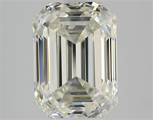 Foto Diamante Natural 3.01 quilates, Esmeralda , Color I, claridad VVS2 y certificado HRD de