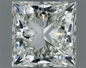 Picture of Natural Diamond 0.70 Carats, Princess with  Cut, I Color, VVS1 Clarity and Certified by IGI